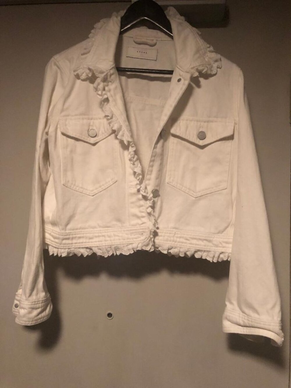 White Jean Jacket